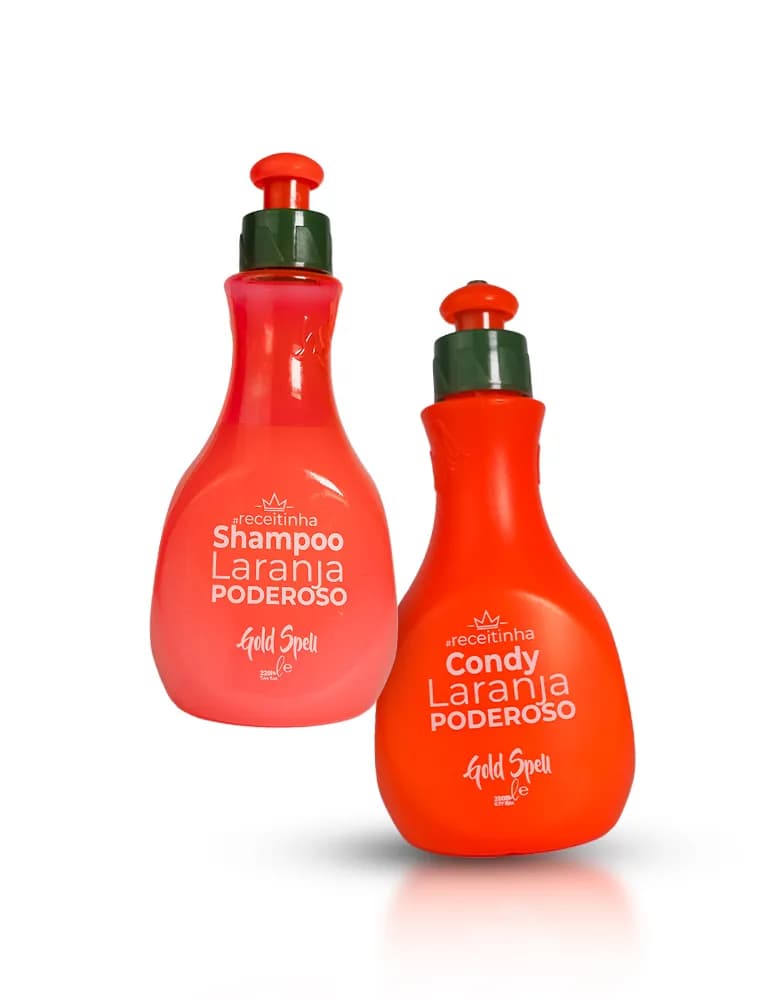 Shampoo e Condy Laranja Poderoso